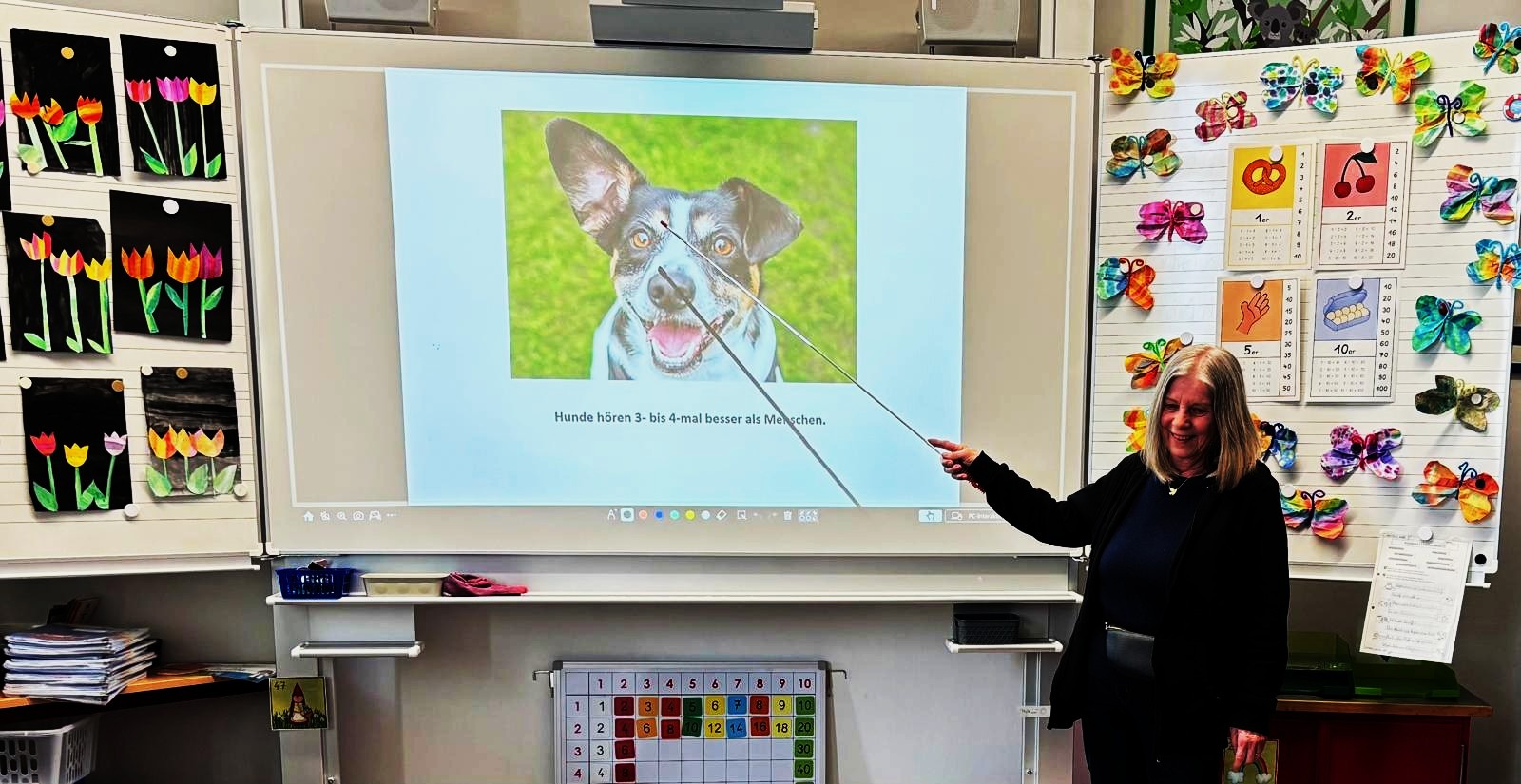 Hundevortrag in Grundschule
